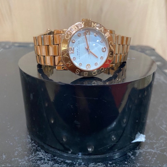 Marc by Marc Jacobs Mini Amy Rose Gold-Tone Quartz - Picture 10 of 12